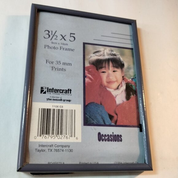 Intercraft Photo Frame Small Blue 35mm Prints - Picture 1 of 7